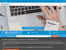 Tablet Screenshot of paysafecard.com